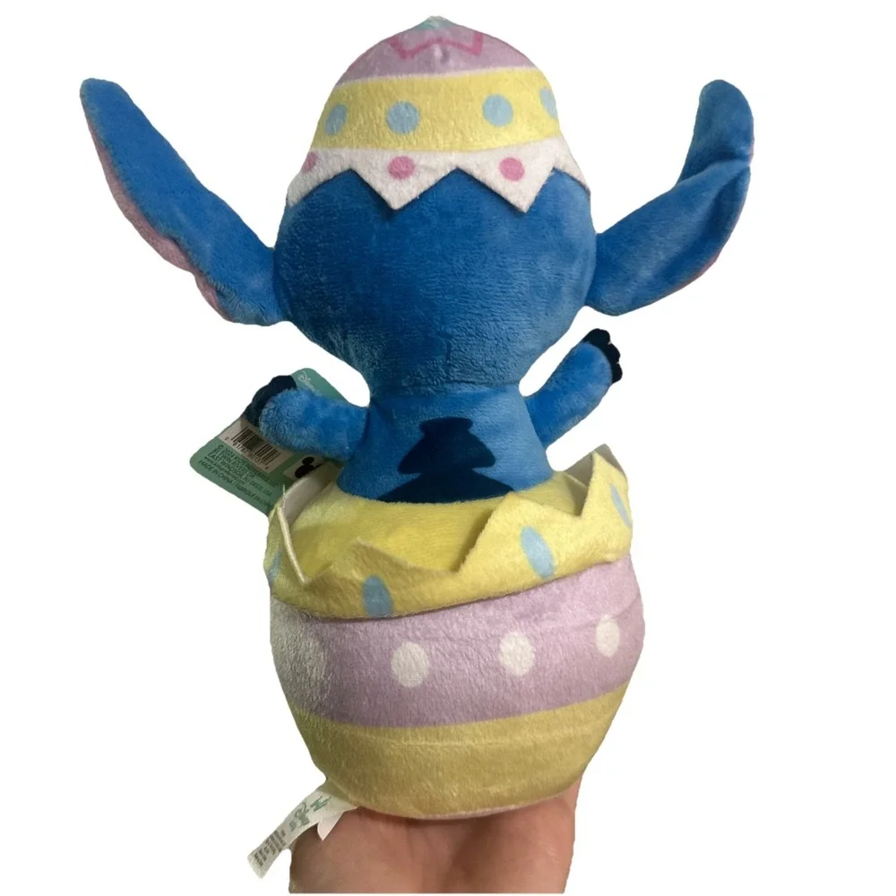 Stitch Easter‎ Bunny in Egg Ears Are Rustling Pastel NWT Soft Plush Disney Baby